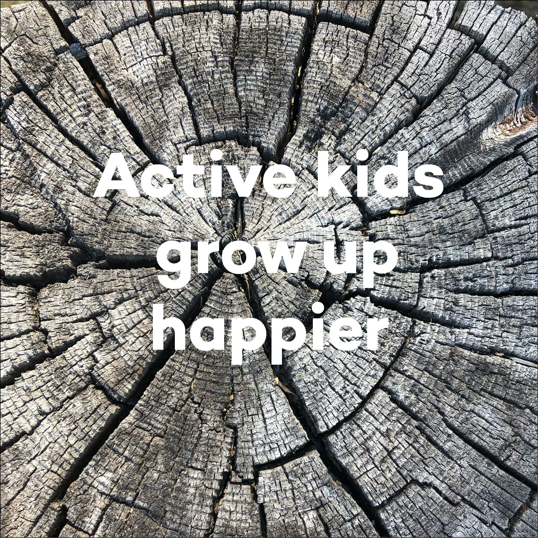 Activism Landing Page - Card link sections - Active kids grow up happier